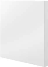 Flexit Priekinis uždengimas KS3 Slimline Facet, baltas – 120516