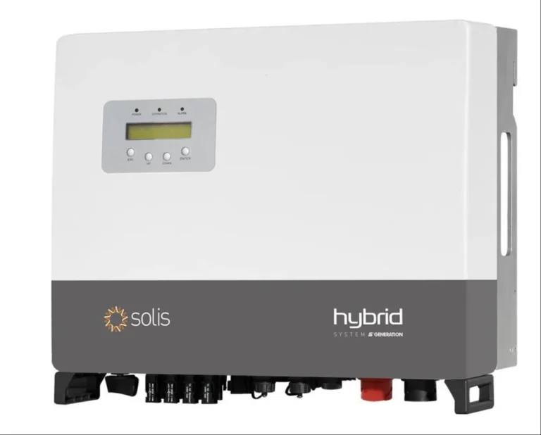 Hibridinis inverteris Solis 5 kW trifazis, 2 MPP žiedai, 97,7% efektyvumas