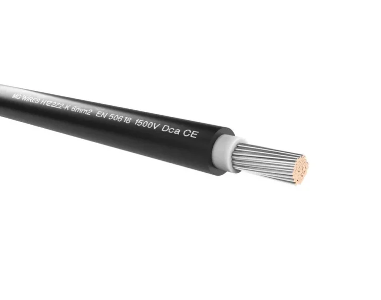 Solar kabelis MG WIRES EN 50618 4,00 mm2 Q H1Z2Z2-K 100 metrų juodas