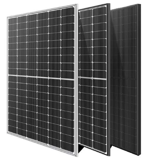Saulės modulis Leapton LP182*182-M-54-NB-450W Full black, Dual Glass Bifacial – gamintojo serijos iliustracija